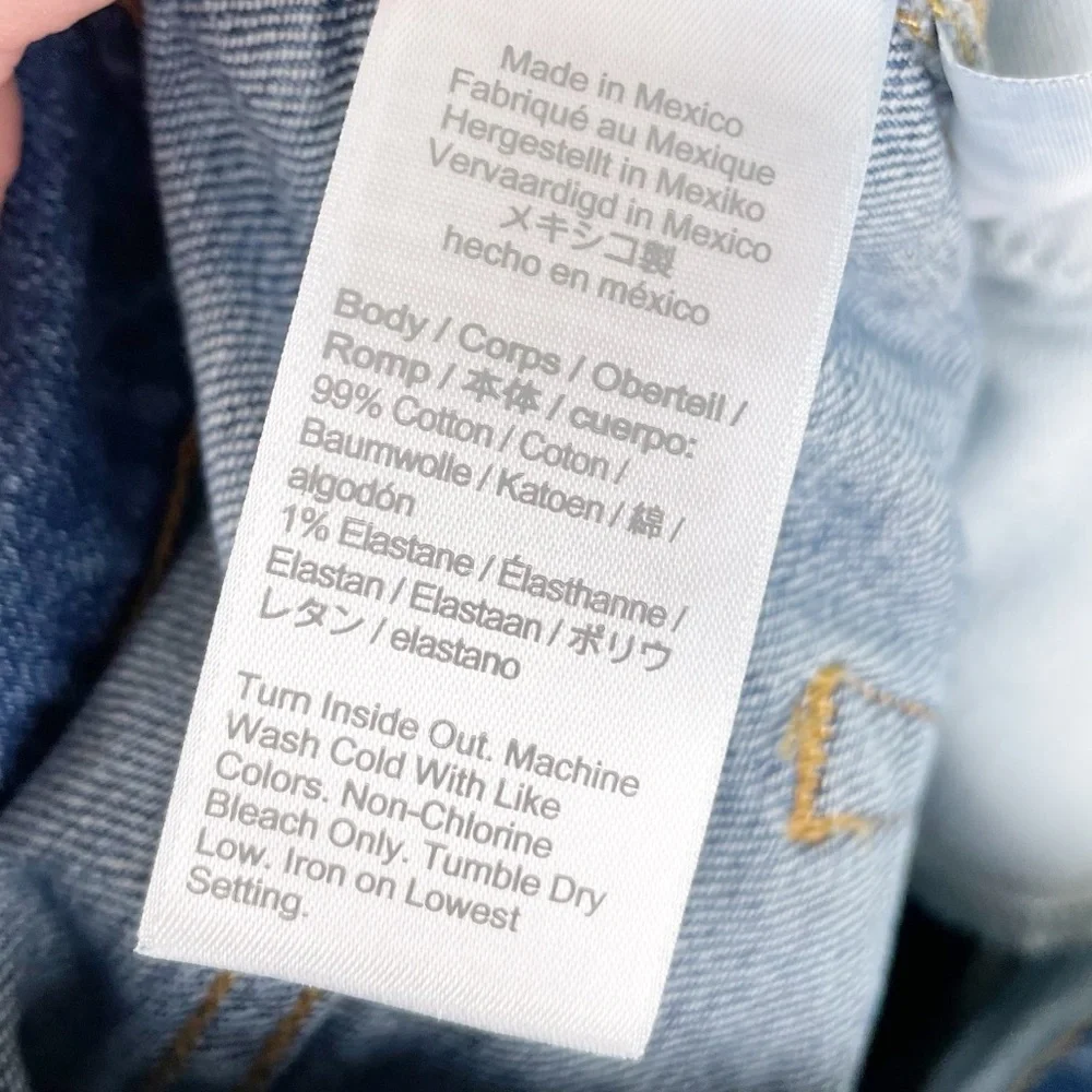 J. Crew Factory Relaxed Boyfriend Jean All-day Stretch Blue Denim BM466 Size 27